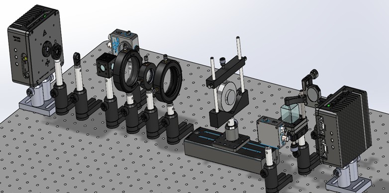 Hệ thống đo bán kính chi tiết cơ khí có bán kính cong bằng giao thoa kế laser (Nguồn: Tác giả cung cấp)